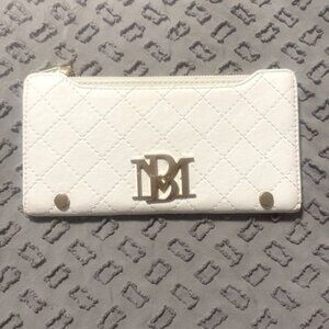 Badgley Mishka White Quilted Wallet